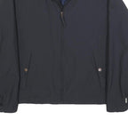 TIMBERLAND Mens Navy Blue Zip Up Jacket L Polyester Blend Plain Casual Outdoor