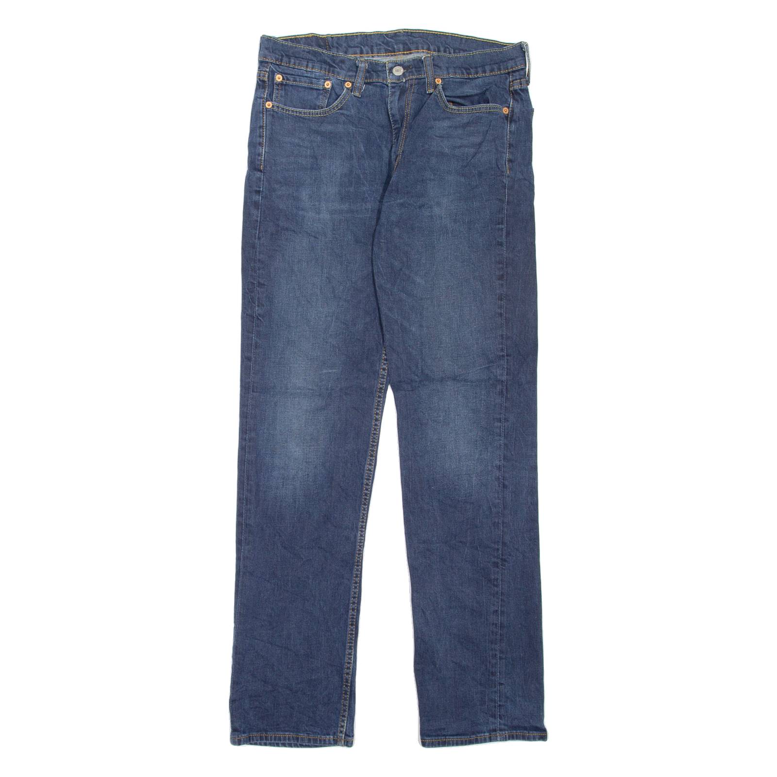 LEVI'S 514 Jeans Mens Blue Slim Straight Stone Wash W30 L31