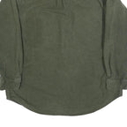 FIELD & STREAM Mens Green Cotton Blend Shirt L Button Front Casual Outdoor