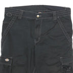 DICKIES Mens Black Cargo Workwear Shorts XL W33 Practical Multi Pocket