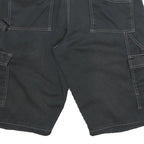 DICKIES Mens Black Cargo Workwear Shorts XL W33 Practical Multi Pocket