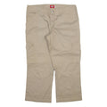 DICKIES Cargo Womens Trousers Beige Regular Straight W32 L23
