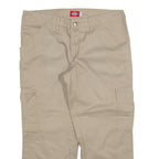 DICKIES Cargo Womens Trousers Beige Regular Straight W32 L23