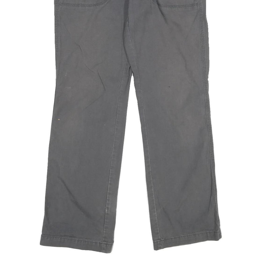 CARHARTT Womens Cotton Grey Regular Straight Trousers W32 L32 Casual Workwear