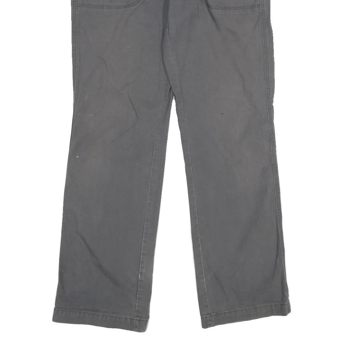 CARHARTT Womens Cotton Grey Regular Straight Trousers W32 L32 Casual Workwear