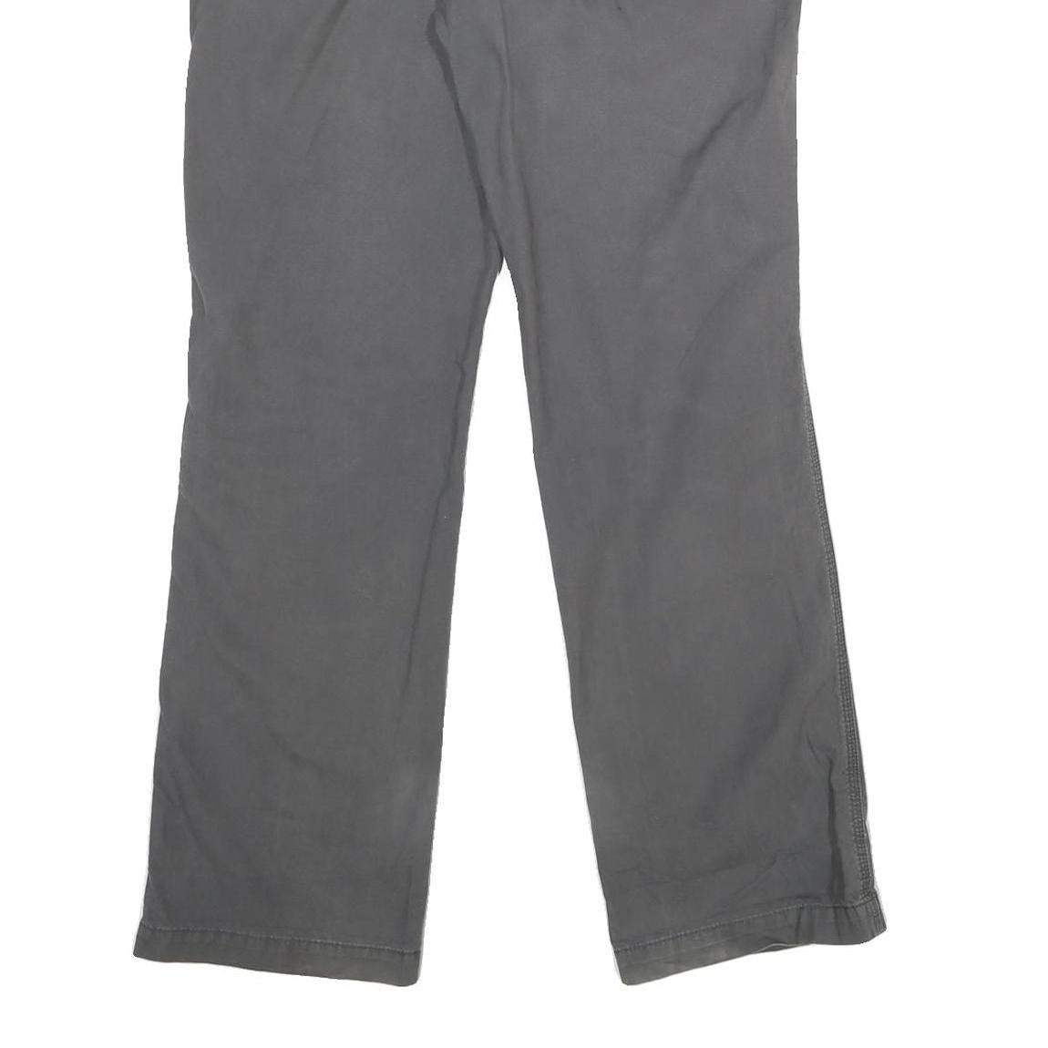 CARHARTT Womens Cotton Grey Regular Straight Trousers W32 L32 Casual Workwear