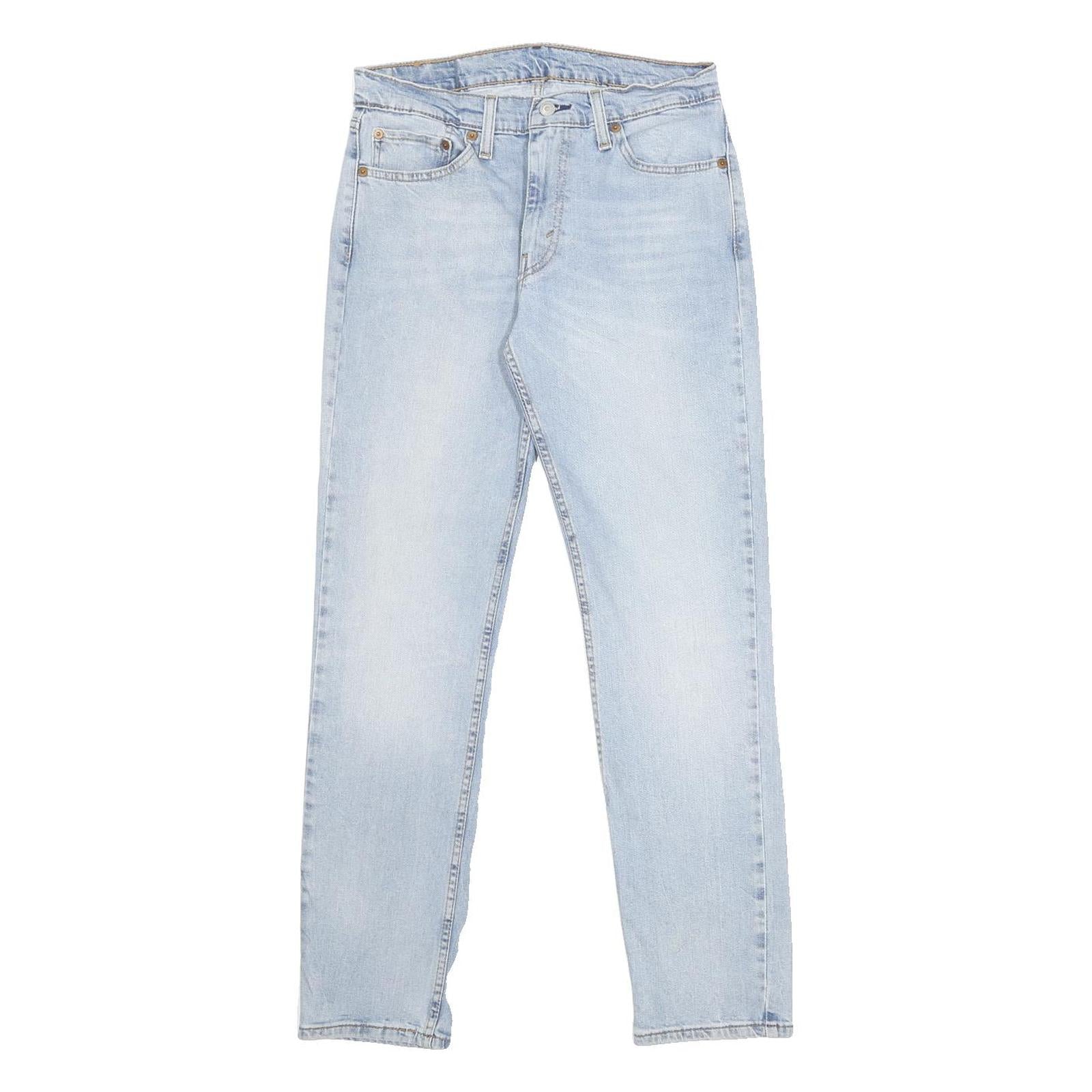 LEVI'S 511 Mens Jeans Blue Slim Skinny Denim Light W32 L32 Zip Cotton Blend