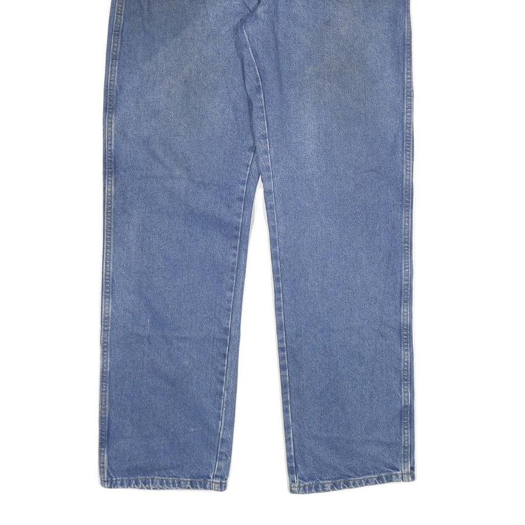 DICKIES Mens Regular Fit Blue Denim Jeans W36 L32 Workwear Zip Closure