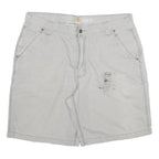 CARHARTT Mens Shorts Grey Relaxed Fit 2XL W38 Cotton Blend Workwear Casual