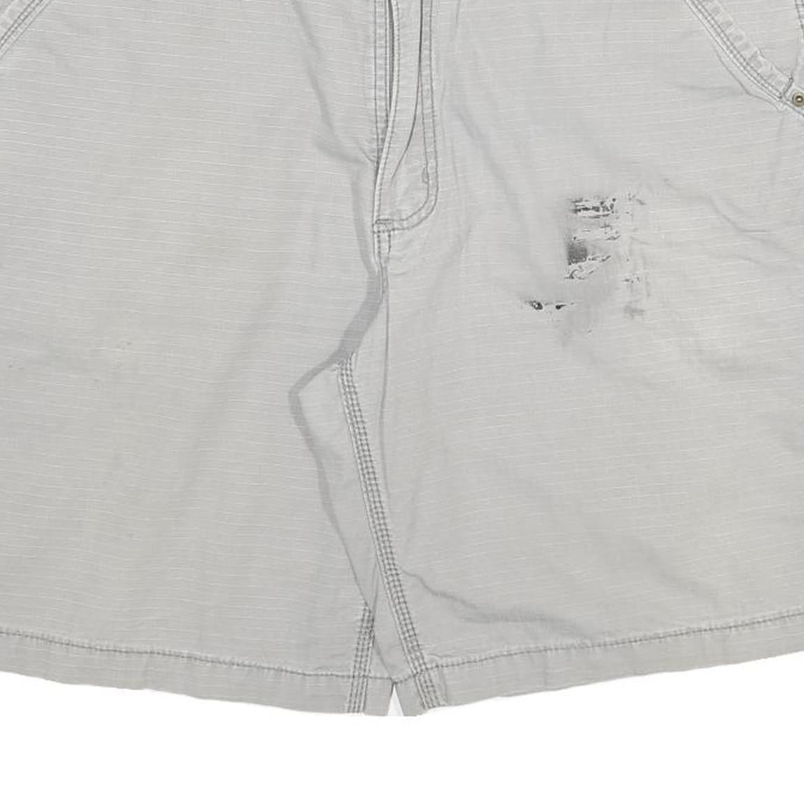 CARHARTT Mens Shorts Grey Relaxed Fit 2XL W38 Cotton Blend Workwear Casual