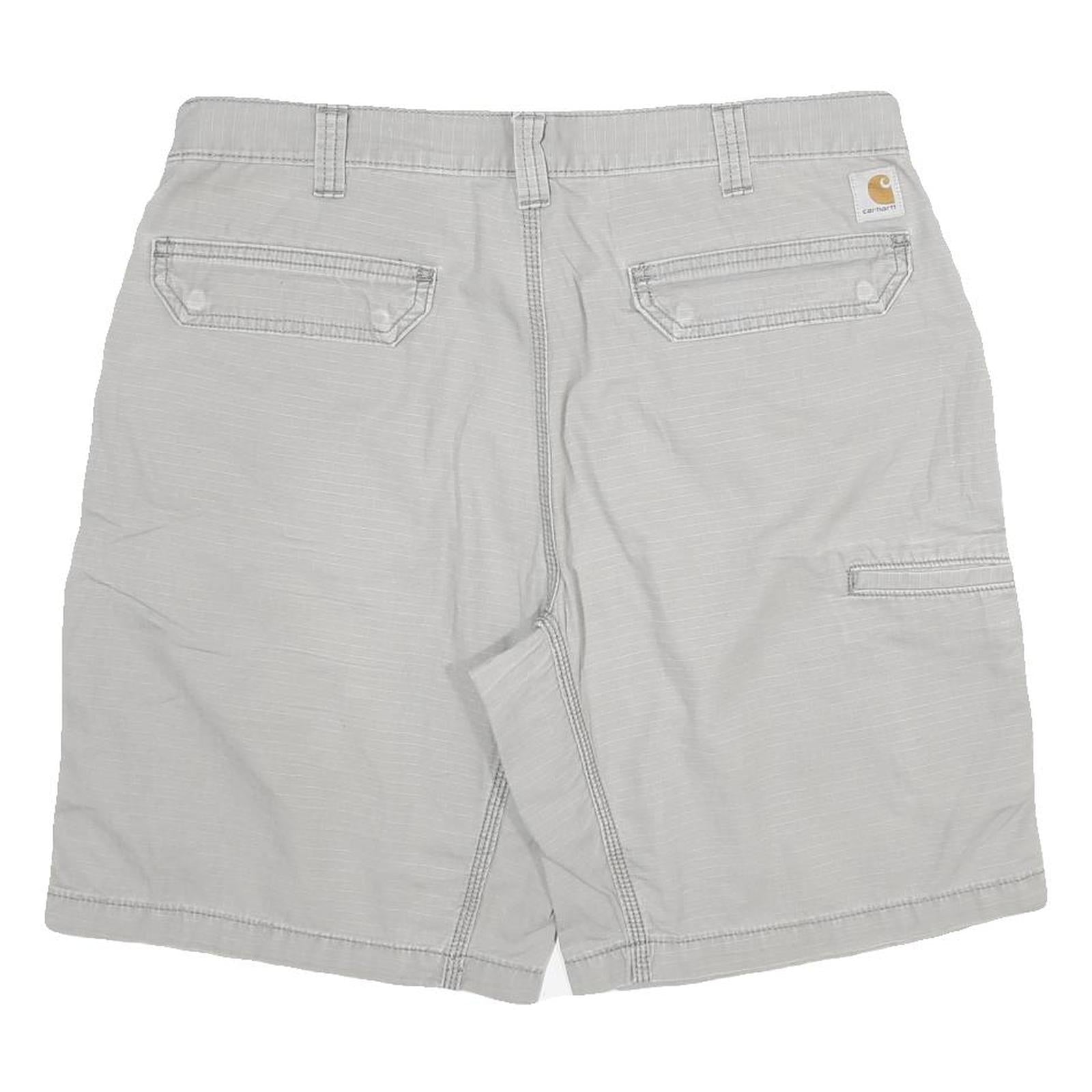 CARHARTT Mens Shorts Grey Relaxed Fit 2XL W38 Cotton Blend Workwear Casual
