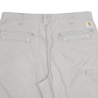 CARHARTT Mens Shorts Grey Relaxed Fit 2XL W38 Cotton Blend Workwear Casual