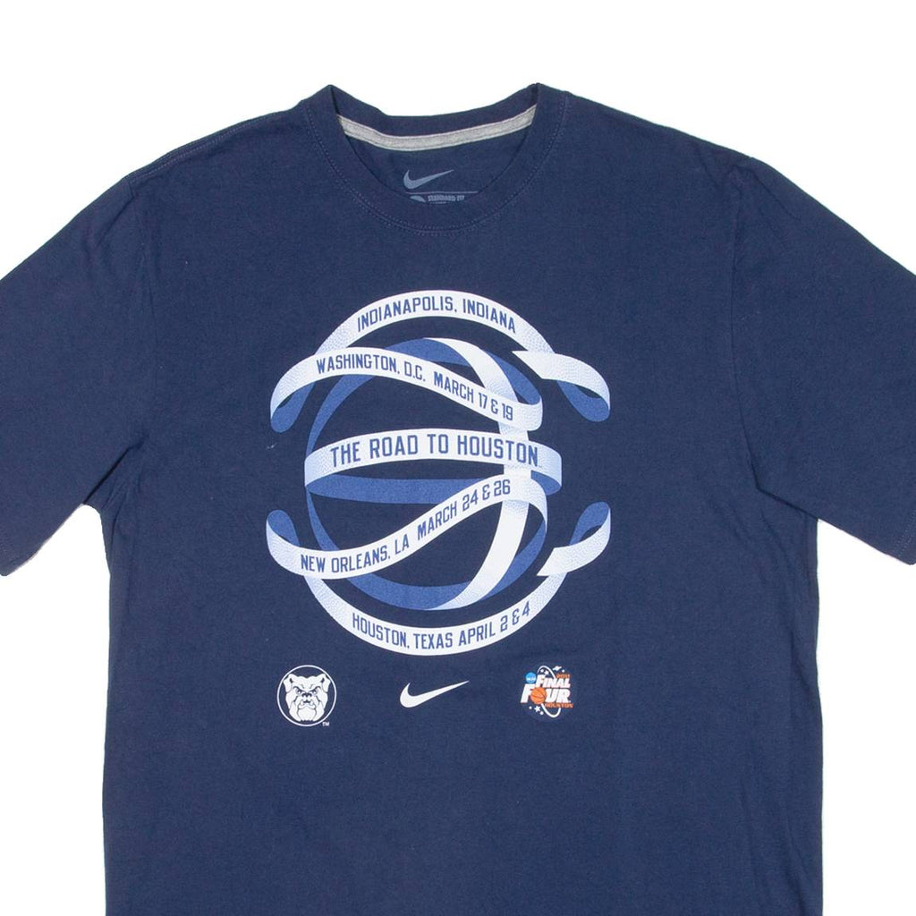 NIKE The Road To Houston Mens T-Shirt Blue USA L