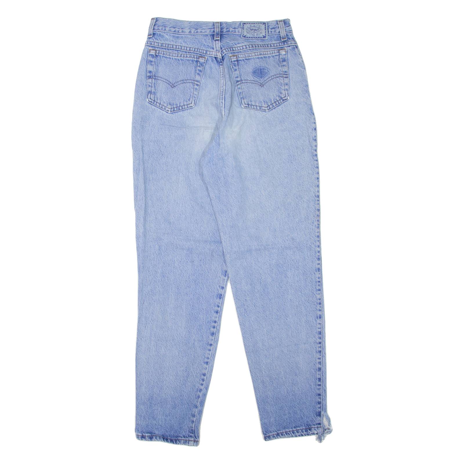 LEVI'S Native Blue Womens Jeans Blue Regular Mom 90s Stone Wash W26 L30