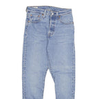 LEVI'S 501S Womens Jeans Blue Slim Skinny Denim Light W25 L28 Button Closure