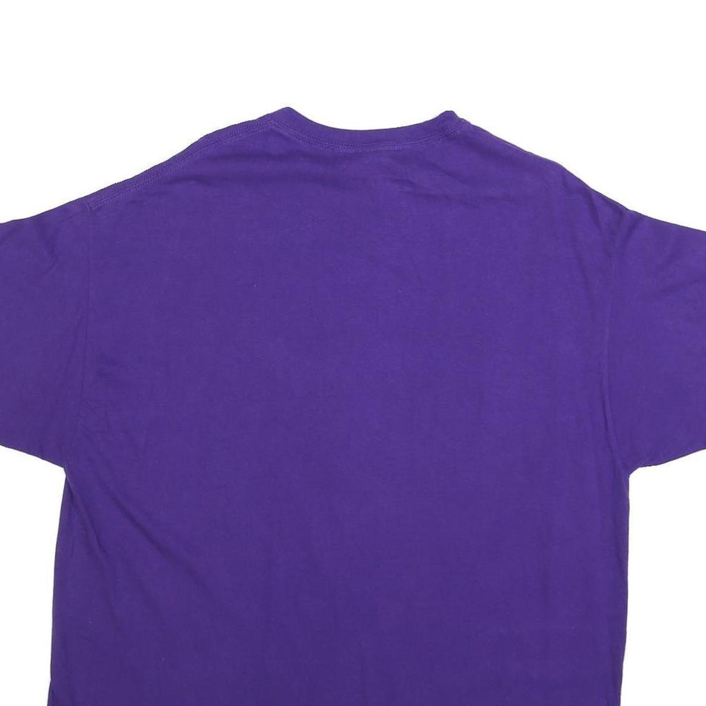 GILDAN Mens Purple Delta Center Home Of The Jazz Graphic T-Shirt XL Short Sleeve