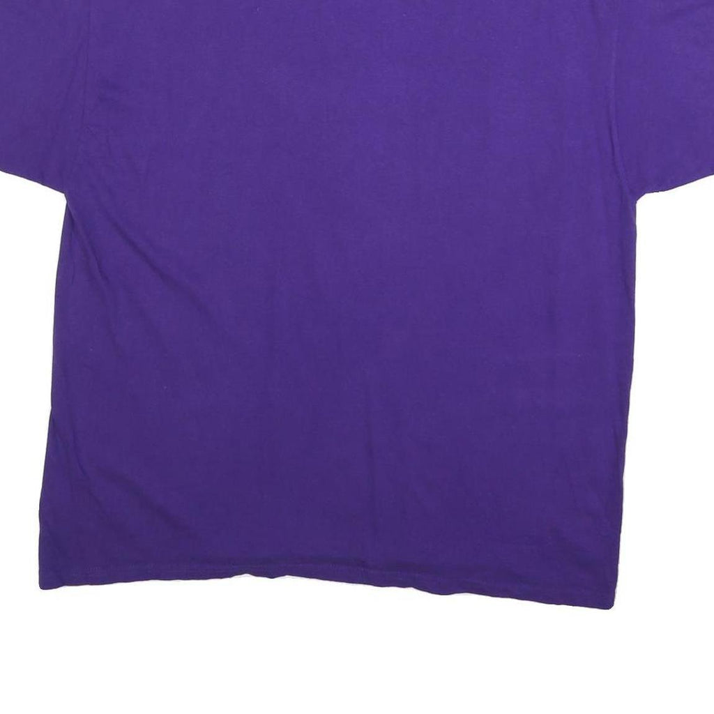 GILDAN Mens Purple Delta Center Home Of The Jazz Graphic T-Shirt XL Short Sleeve