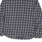 DIESEL Mens Black & Grey Check Shirt L Long Sleeve Cotton Blend Casual