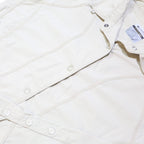 COLUMBIA Womens White Nylon Button Jacket L Outdoor Casual Lightweight