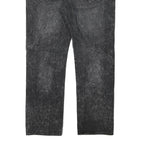 LEVI'S 501 Mens Jeans Black Regular Straight Denim Medium W40 L31 Classic Button