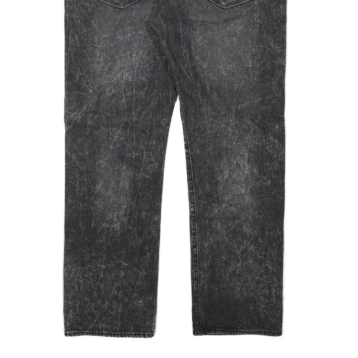 LEVI'S 501 Mens Jeans Black Regular Straight Denim Medium W40 L31 Classic Button