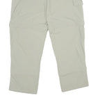 MAUL NATURAL LAW Womens Polyamide Beige Relaxed Trousers W32 L28 Zip Pocket