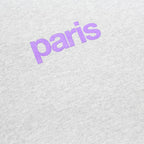 ANTI SOCIAL SOCIAL CLUB Mens Grey & Purple Paris Graphic T-Shirt S Short Sleeve