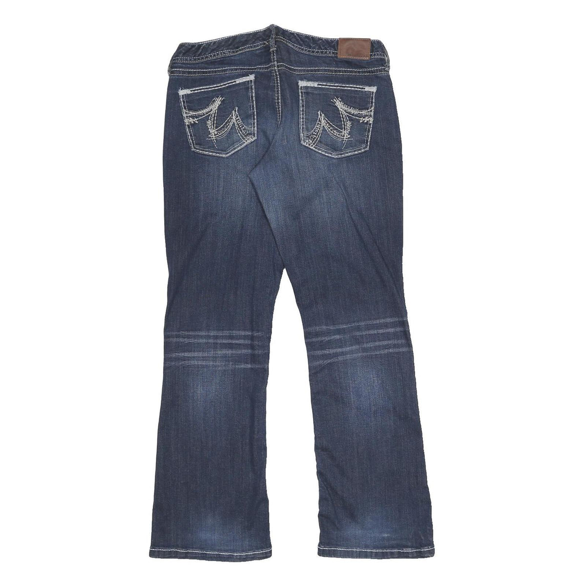 MAURICES Womens Regular Fit Blue Jeans Denim W32 L30 Classic Cotton Blend Zip