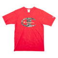 CHAMPION Mens T-Shirt Red M