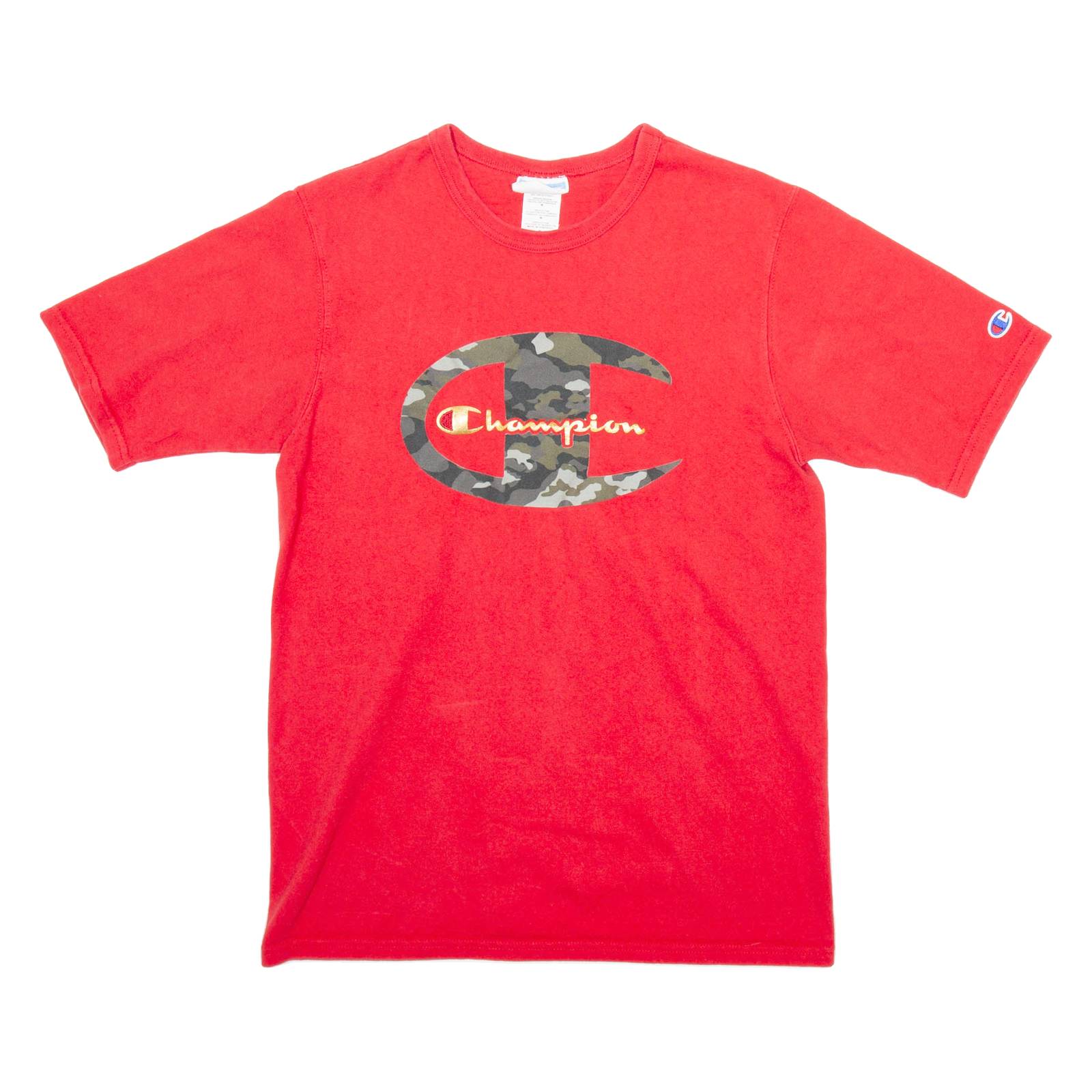 CHAMPION Mens T-Shirt Red M