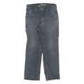 CARHARTT Mens Relaxed Jeans Blue Casual Workwear Cotton W31 L27 Rugged Zip