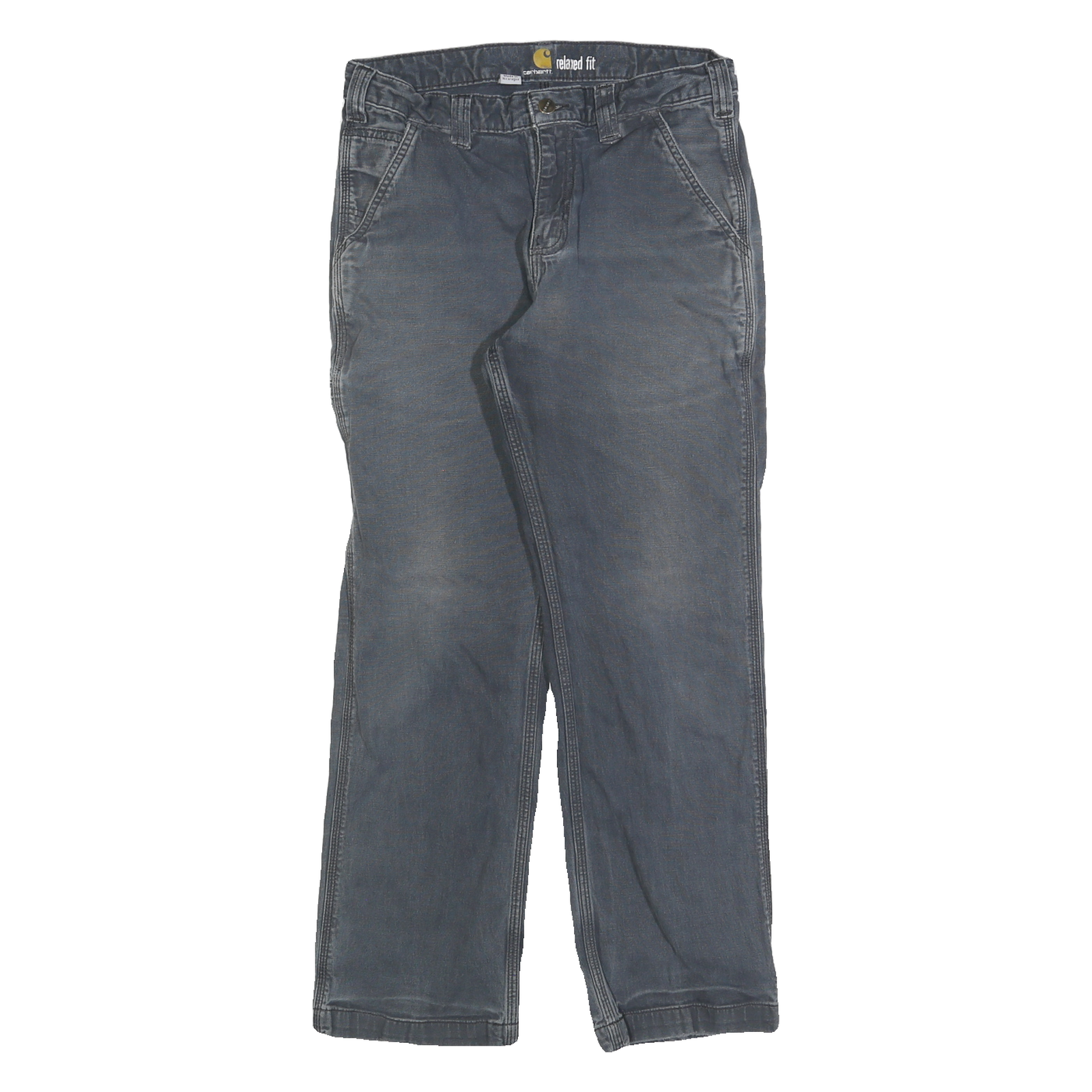 CARHARTT Mens Relaxed Jeans Blue Casual Workwear Cotton W31 L27 Rugged Zip