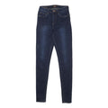 DIESEL Womens Jeans Blue Slim Skinny Denim Medium W24 L32 Zip Cotton Blend