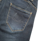 DIESEL Womens Jeans Blue Slim Skinny Denim Medium W24 L32 Zip Cotton Blend