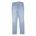 LEVI'S Womens Regular Fit Jeans Blue Denim W28 L32 Classic Cotton Blend Zip