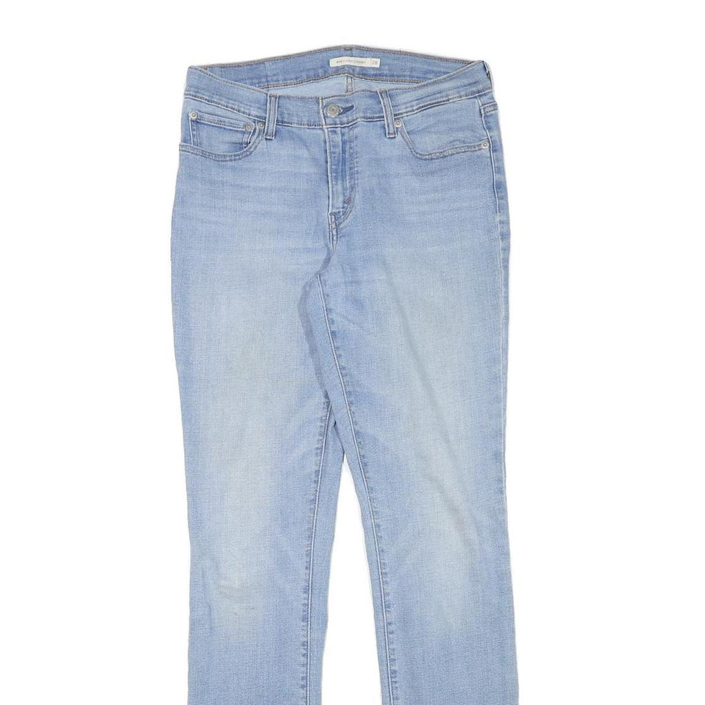 LEVI'S Womens Regular Fit Jeans Blue Denim W28 L32 Classic Cotton Blend Zip