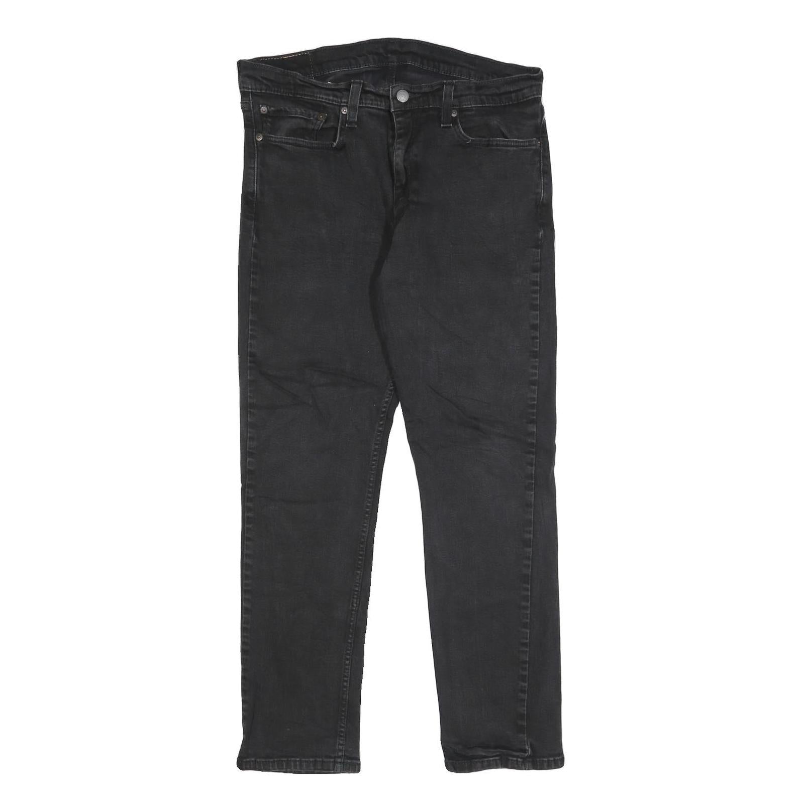 LEVI'S 511 Slim Mens Jeans Black Slim Skinny Denim W32 L28 Classic Zip