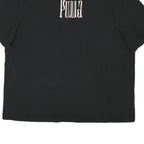 PUMA Womens Black Graphic T-Shirt 2XL Short Sleeve Round Neck Cotton Blend
