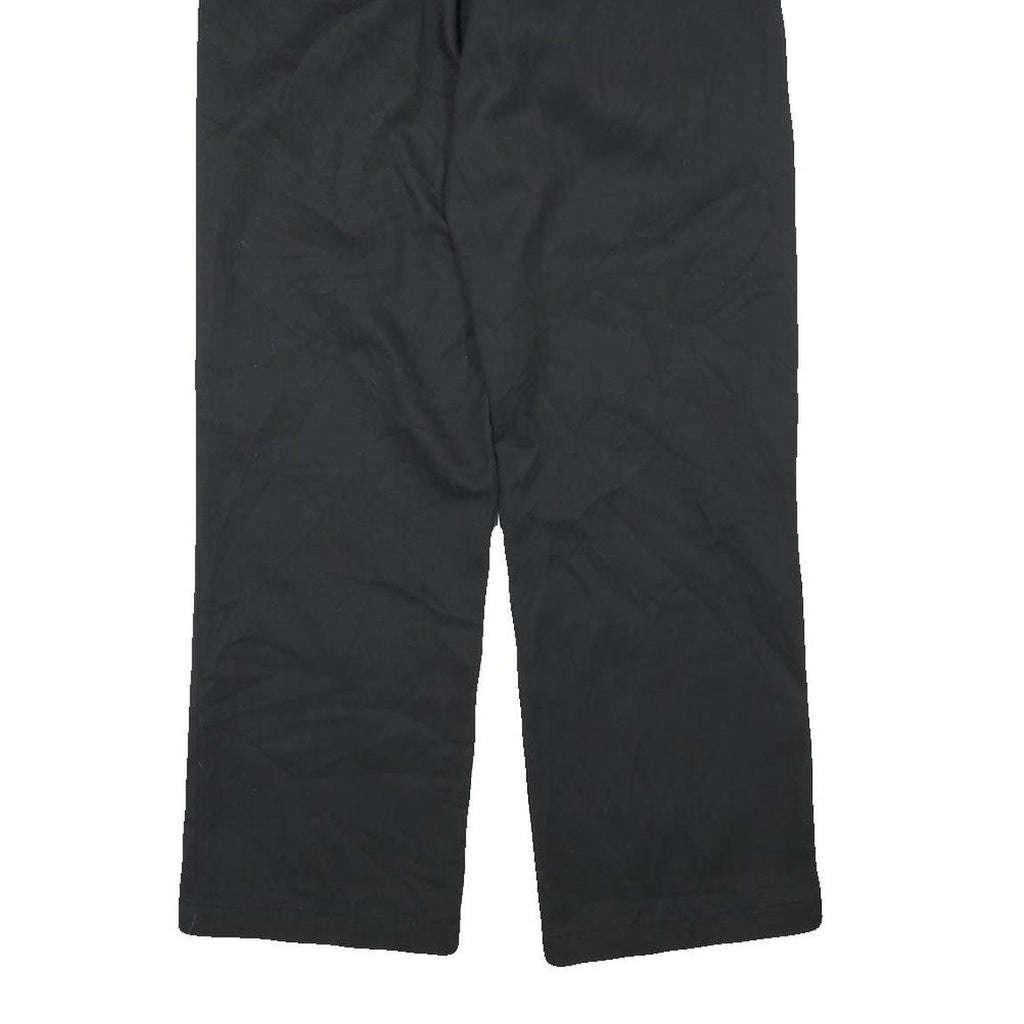 DICKIES Mens Cotton Blend Black Regular Straight Trousers W31 L29 Workwear Zip