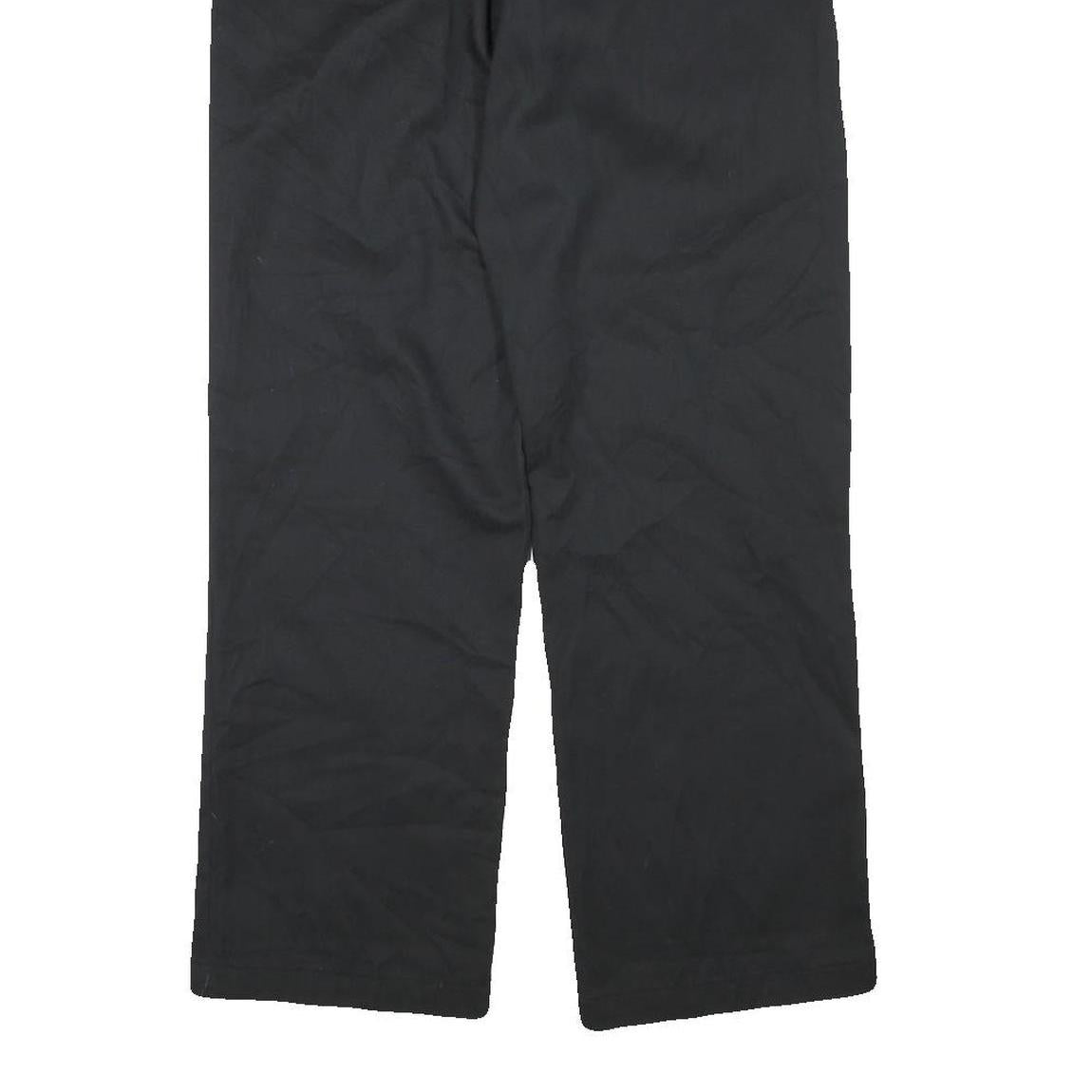 DICKIES Mens Cotton Blend Black Regular Straight Trousers W31 L29 Workwear Zip