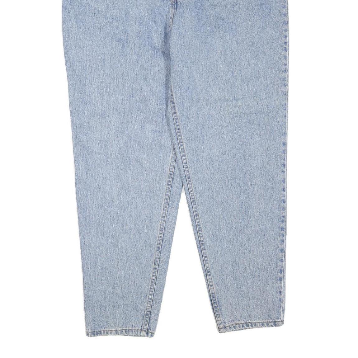 LEVI'S 550 Womens Regular Fit Blue Denim Light Wash Jeans W36 L30 Classic Zip