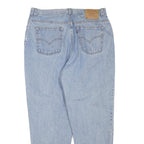 LEVI'S 550 Womens Regular Fit Blue Denim Light Wash Jeans W36 L30 Classic Zip