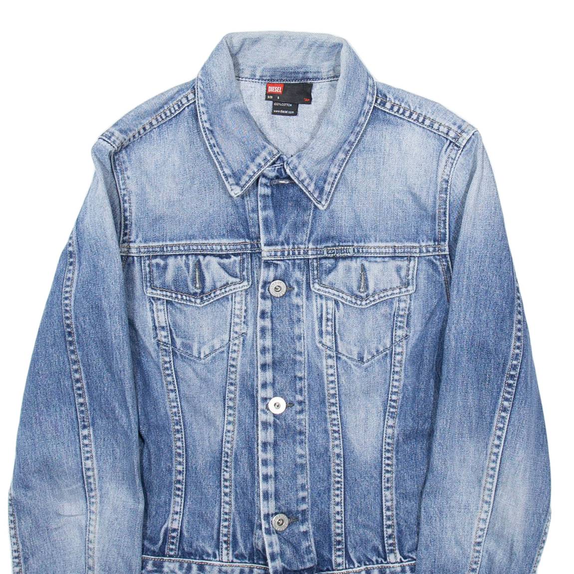 DIESEL Womens Denim Jacket Blue S