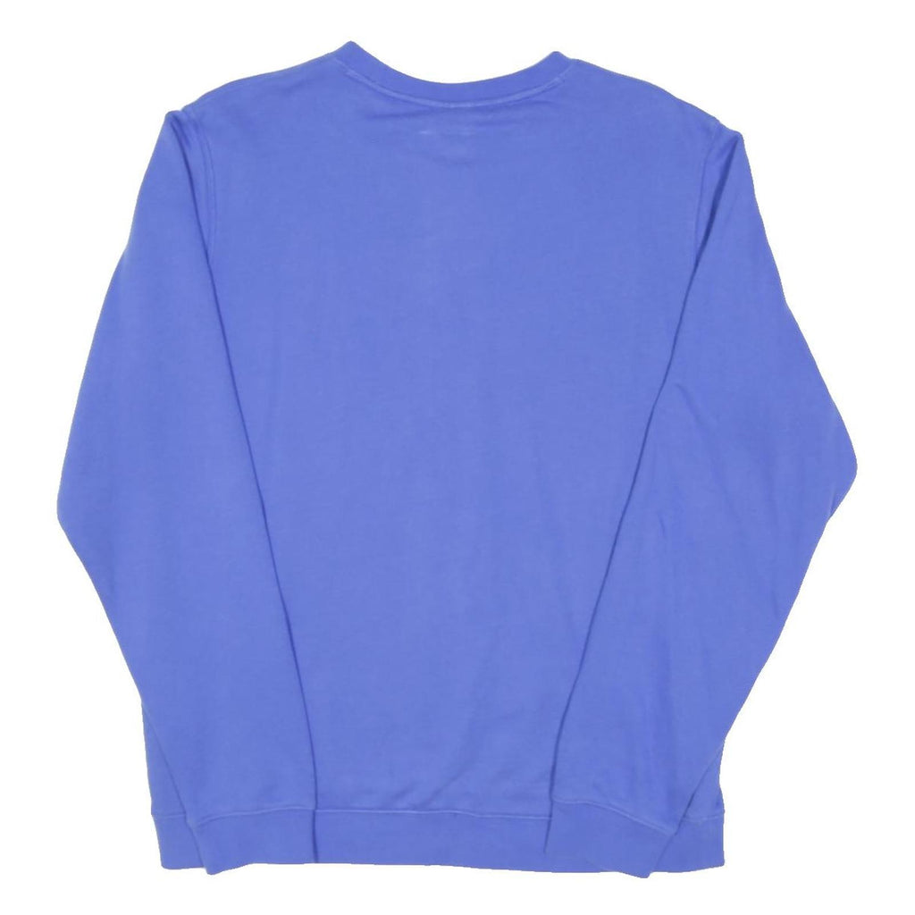 NIKE Mens Blue Warriors Basketball Crew Neck M Sweatshirt Cotton Blend NBA
