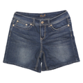7 FOR ALL MANKIND Womens Denim Blue Shorts S W28 Casual Cotton Summer