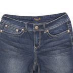 7 FOR ALL MANKIND Womens Denim Blue Shorts S W28 Casual Cotton Summer