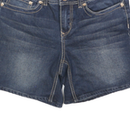 7 FOR ALL MANKIND Womens Denim Blue Shorts S W28 Casual Cotton Summer
