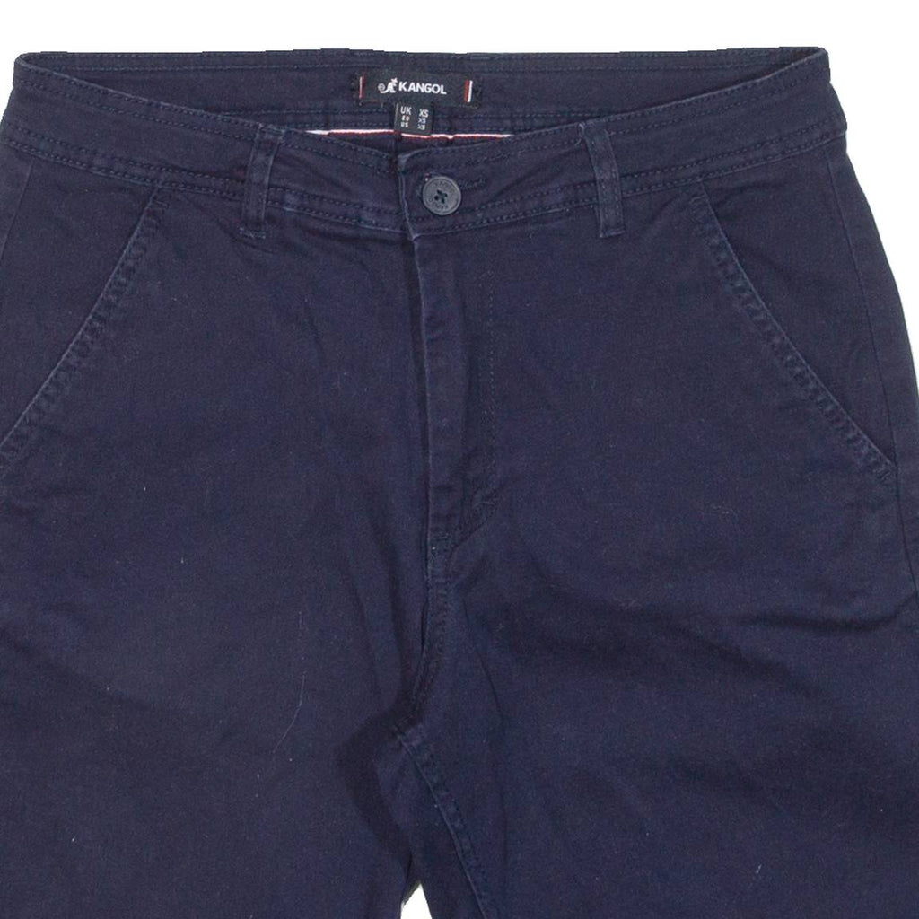 KANGOL Mens Chino Shorts Blue XS W29