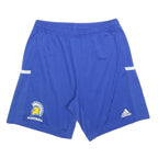 ADIDAS Mens Shorts Blue Football XL W32 Sports Polyester Athletic
