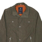 PIERRE CARDIN Mens Green Zip Jacket M Polyester Blend Casual Outerwear